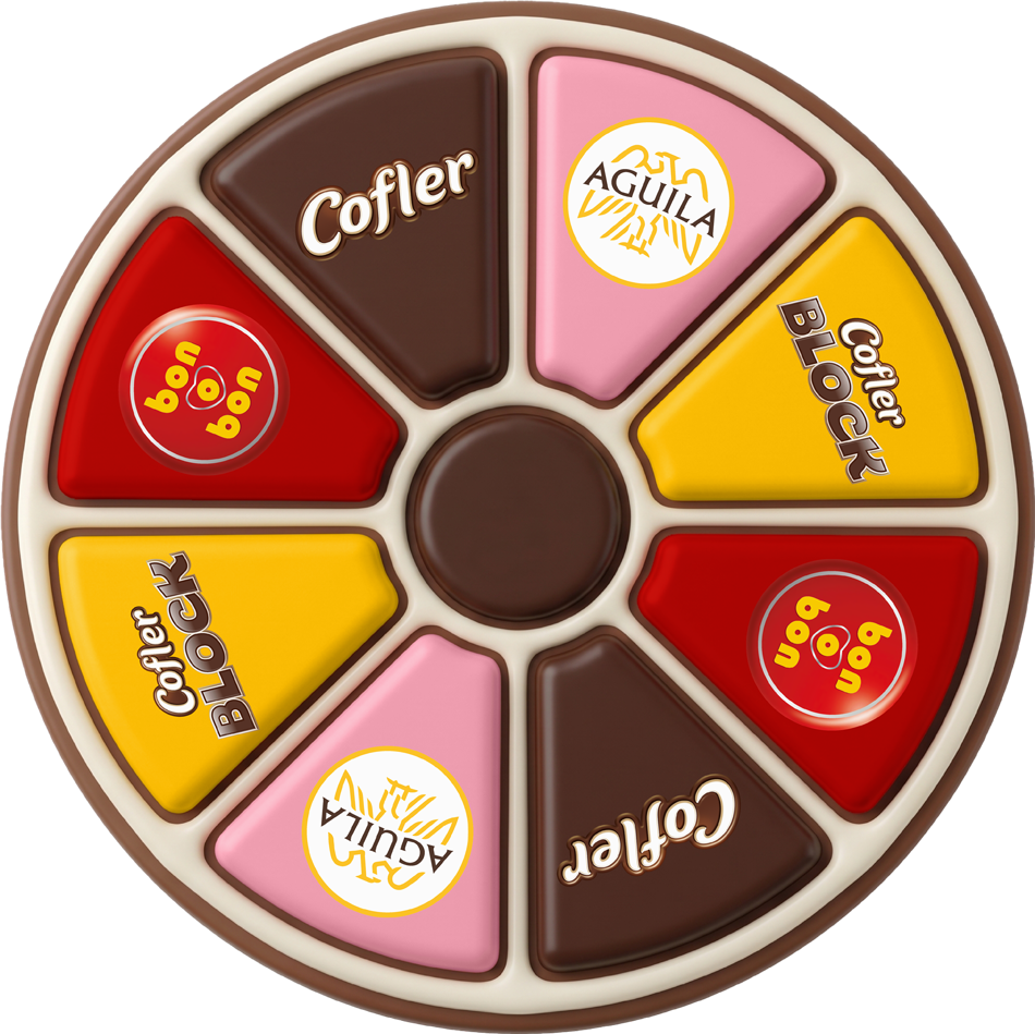 Ruleta de chocolates Arcor
